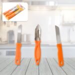 3-in-1 Stainless Steel Kitchen Knife Set