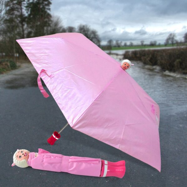 Cartoon Shape Umbrella Summer Sun Protection (1 Pc / Mix Design & Color) - Front View by Nari Haat, Indian ethnic wea...