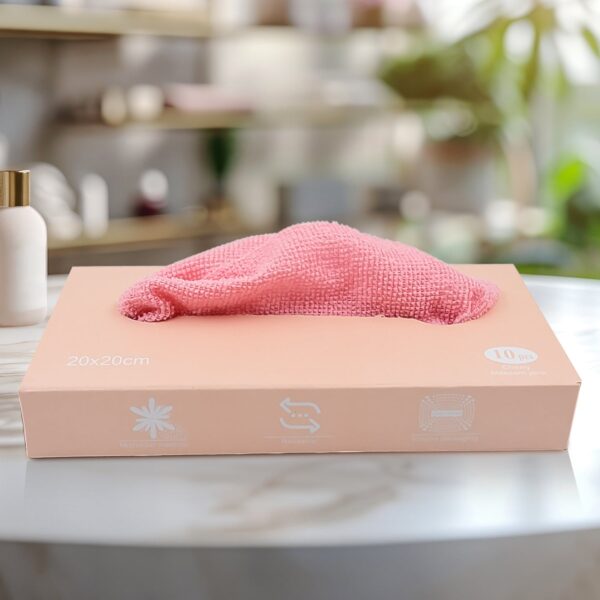 Microfiber Cleaning Cloth with Box (10 Pcs Set) - Front View by Nari Haat, Indian ethnic wear, women clothing, design...