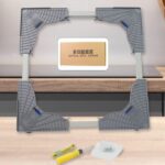 Adjustable Washing Machine Stand (1 Pc / 67×67 Cm Long Adjust) - Closeup Embroidery by Nari Haat, Indian ethnic wear...