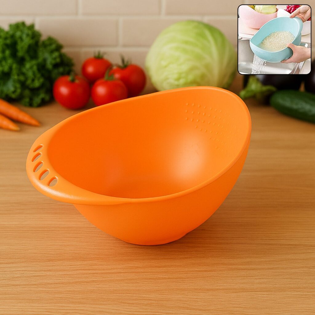 Virgin Plastic Rice Bowl Strainer