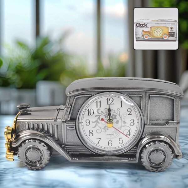 Car Model Clocks, Pen Holder Function ABS Material Alarm Clock Office Desk Bedroom - Front View by Nari Haat, Indian ...