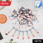 Round Nails for Mini Steel Nails For Gun (100 Pcs Set) - With Dupatta by Nari Haat, Indian ethnic wear, women clothin...