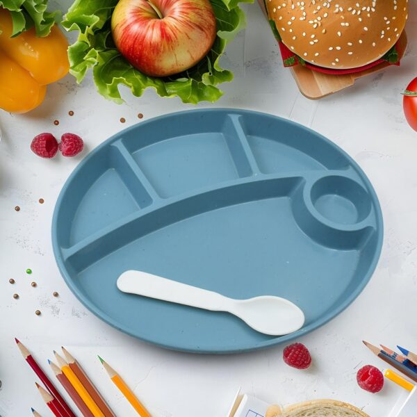 Biodegradable Kids Food Plate 5 Compartment