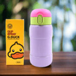 Duck Stainless Steel Water Bottle (1 Pc / Mix Design) - Neckline Detail by Nari Haat, Indian ethnic wear, women clot...
