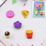 3D Mix Design Fancy & Stylish Colorful Erasers (1 Set) - Full Detail by Nari Haat, Indian ethnic wear, women clothing...