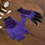Garden Farming Gloves With Hand Fingertips & Plastic Claws (1 Pair) - Closeup Embroidery by Nari Haat, Indian ethnic ...