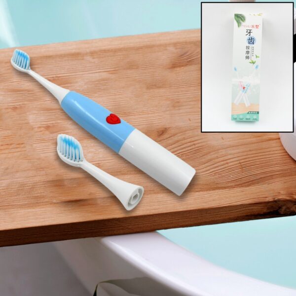 Electric Toothbrush Battery Operate For Home & Travelling Use (1 Pc) - Front View by Nari Haat, Indian ethnic wear,...