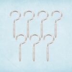 Eye Hooks Screw in Heavy Duty, Stainless Steel Eye Bolts Screw (7 Pc Set) - Closeup Embroidery by Nari Haat, Indian e...