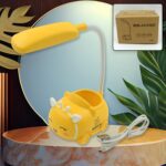 360° Adjustable Foldable LED Desk & Reading Lamp – USB Rechargeable (1 Pc) - Closeup Embroidery by Nari Haat, Indi...