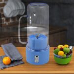 Portable Electric Juicer with Straw