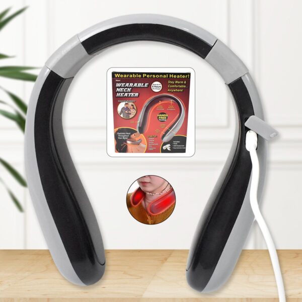 USB Type C Rechargeable - Wearable Neck Heater  (1 Pc) - Front View by Nari Haat, Indian ethnic wear, women clothing,...