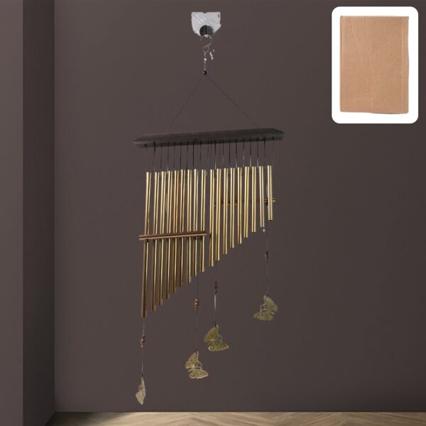 Mix Design Wind Chimes Outdoor Hanging Dragonfly Wind Chime for Outside (1 Pc) - Front View by Nari Haat, Indian ethn...