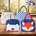 Waterproof Foldable Travel Wash Bag with Zipper Cosmetic Storage & Multi-Use - Closeup Embroidery by Nari Haat, India...