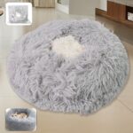 Medium Round Dog Beds for Small, Medium Dogs and Cats (1 Pc) - Front View by Nari Haat, Indian ethnic wear, women clo...