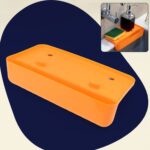 MULTI FUNCTIONAL DRAINER SHELF SINK STORAGE HOLDER Sink Colander Strainer (1 Pc) - Back View by Nari Haat, Indian eth...