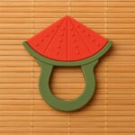 Baby Silicone Teether (1 Pc): Food Grade, Non-Toxic, Teething Relief (3 Months+) - Closeup Embroidery by Nari Haat, I...