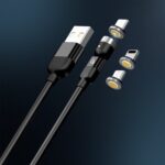 3 in 1 Magnetic USB Charging Cable - Front View by Nari Haat, Indian ethnic wear, women clothing, designer suit