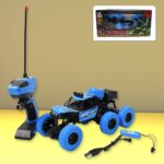 Rock Climber Car, 8 Wheels Climbing Car (1 Pc / Remote Battery Not Included) - Front View by Nari Haat, Indian ethnic...