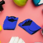 Palm Support Gloves – Half Finger Gym Exercise Gloves for Outdoor Training - Front View by Nari Haat, Indian ethnic...