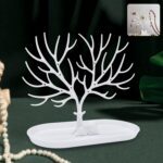 Deer Antlers Jewellery Holder Deer Tree Jewellery Tower Stand (1 Pc) - Front View by Nari Haat, Indian ethnic wear, w...