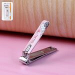 Cute Nail Clipper with Nail Catcher, Nail File - Stainless Steel (1 Pc) - Front View by Nari Haat, Indian ethnic wear...