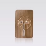 Plastic Adhesive Sticky Waterproof and Oil Proof, Wall Hook (5.5×3.5 Cm) - Front View by Nari Haat, Indian ethnic we...