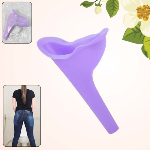 Reusable portable urinal funnel for women