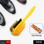 3 Side Portable Multifunctional shoe brush Cleaning Brush, Shoe Brush Excellent Quality and ular - With Dupatta by Na...