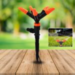 Automatic Garden Sprinkler 360 Degree Rotating Adjustable 5 Arm (1 Pc) - Front View by Nari Haat, Indian ethnic wear,...