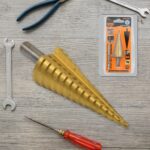 Step Drill Bit For Metal, High-Speed Steel Step Drill Bit (1 Pc / 4-32 MM) - Front View by Nari Haat, Indian ethnic w...