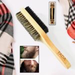 2 in 1 Dual Side Hair Bristle Beard Brush for Men Beard Comb (1 Pc) - Front View by Nari Haat, Indian ethnic wear, wo...