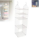 Multipurpose 5-layer folding clothes storage rack