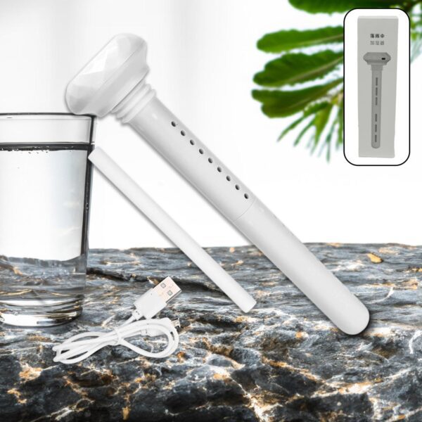 Mini Portable USB Humidifier – Quiet Cool Mist for Car, Home, Office, Travel (1 Pc) - Front View by Nari Haat, Indi...