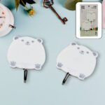 Multipurpose Strong Hook Self-Adhesive hooks for wall Heavy Plastic Hook, Sticky Hook Household For Home , Decorative...