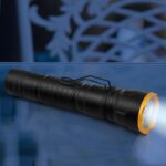 2in1 5 LED With 1 Laser Light Portable Mini Torch / Flashlight LED Powerful High Lumens Pen Light with Clip, Portabl...