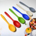 Silicone Multipurpose Basting Spoon Heat-Resistant Non-Stick Cooking Set (6 Pcs) - Sleeve Design by Nari Haat, Indian...