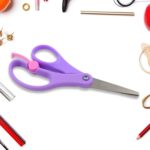 Multipurpose Scissors | Comfort Grip Handle And Stainless Steel Blades (1 Pc / Mix Color & Design) - Back View by Nar...