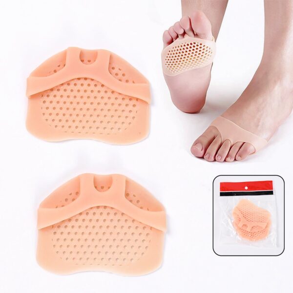 Silicone Heel Protector Pads foot Socks (1 Pair) - Front View by Nari Haat, Indian ethnic wear, women clothing, desig...