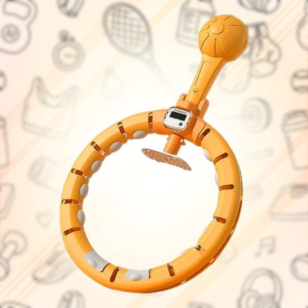 Smart Fitness Hula Hoops with Spinning Ball and Intelligent Counter (1 Pc / Loose) - Front View by Nari Haat, Indian ...