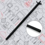 Big Stainless Steel Gas Lighter, Long Spark Unbreakable Lighter Kitchen Stove (46 cm) - Closeup Embroidery by Nari Ha...