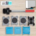 Furniture Lifter Tool Furniture Dolly, Furniture Lifters Tool Set (1 Set / 8 pc) - Front View by Nari Haat, Indian et...