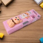 Magnetic Pencil Case / Compass Box With Sharpener (1 Pc) - Front View by Nari Haat, Indian ethnic wear, women clothin...