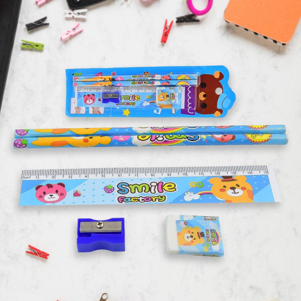 Colorful Wooden Pencil Set for Kids