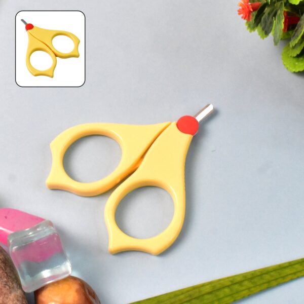 Baby Safety Nail Cutter Scissors for Safe Nail Clipping (1 Pc) - Front View by Nari Haat, Indian ethnic wear, women c...
