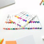 Fancy Art Markers, 24 Colours Double-ended Art (24 Pcs Set) - Front View by Nari Haat, Indian ethnic wear, women clot...