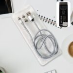 3 in 1 Magnetic Multi Charging Cable (1 Pc) - Neckline Detail by Nari Haat, Indian ethnic wear, women clothing, desig...