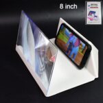 3D HD Mobile Phone Screen Magnifier Amplifier (1 Pc / 8 Inch) - Front View by Nari Haat, Indian ethnic wear, women cl...