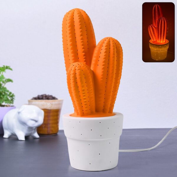 Ceramic Table Lamp Big Desk Lamp (1 Pc) - Front View by Nari Haat, Indian ethnic wear, women clothing, designer suit