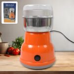 Multi Function Electric Small Food Grinder Grain Grinder (100-200w / 4 Blade / 1 Pc) - Front View by Nari Haat, India...